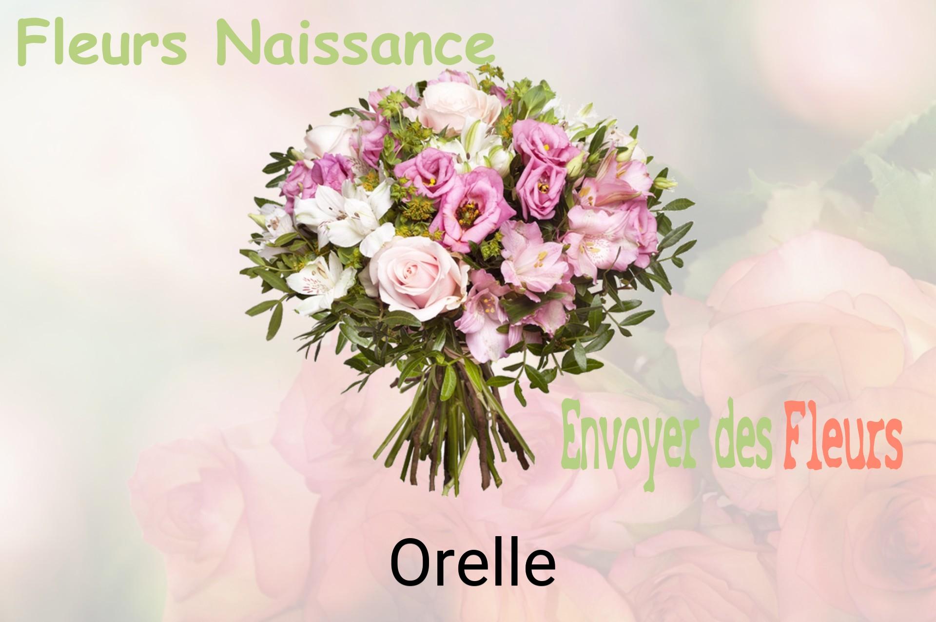 Bouquet de fleurs de naissance livré à Orelle